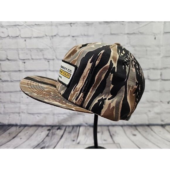 NOS Vtg K-BRAND Product FABICK MACHINERY Cat Caterpillar Snapback PATCH Camo Hat - Picture 5 of 8